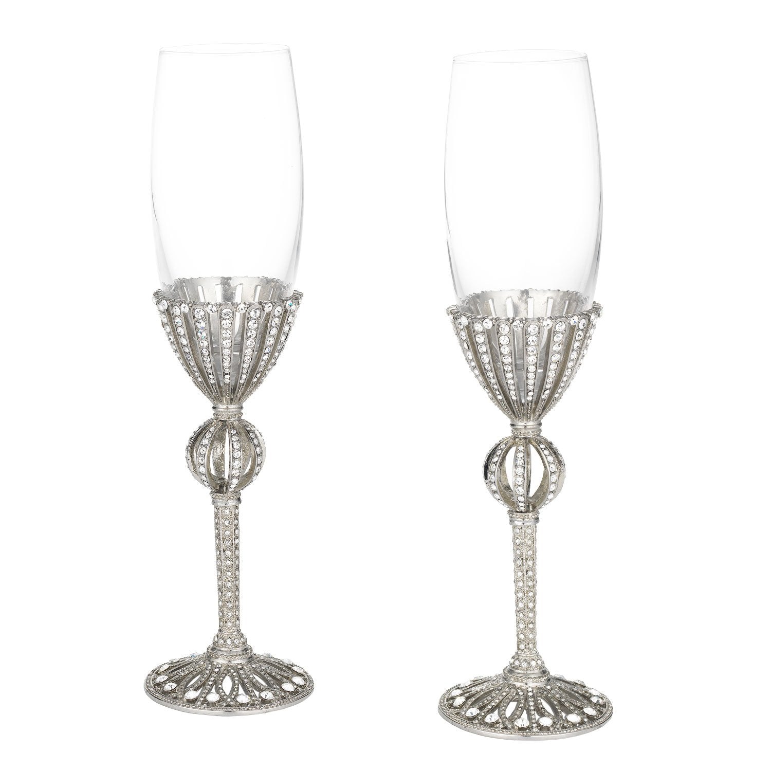 Olivia Riegel Silver Emerson Flute Set of 2 - 7 Oz. - 25% OFF