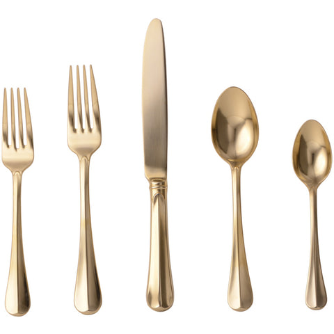 Bistro Gold 5pc Place Setting