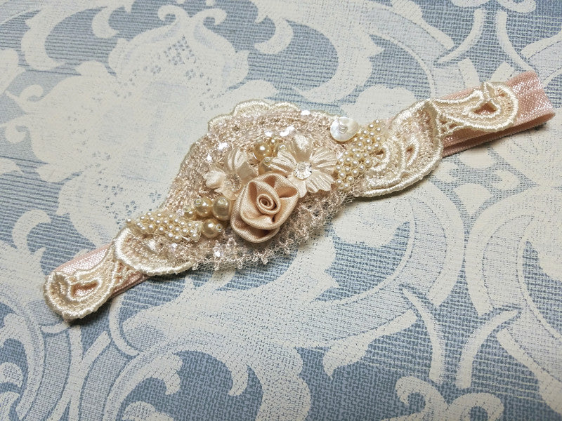 Venise Lace Stretch Garter Band