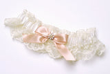 Antique White Lace Garter Set