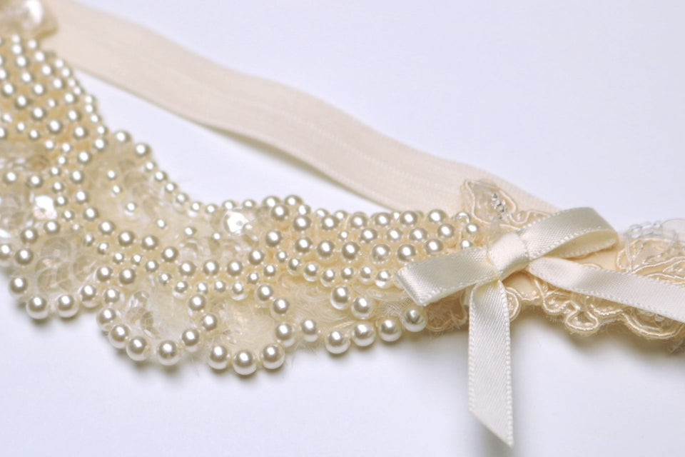 Vintage Pearl Garter