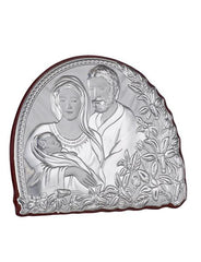 Holy Family Italian 925 Argenti Religious Plaque