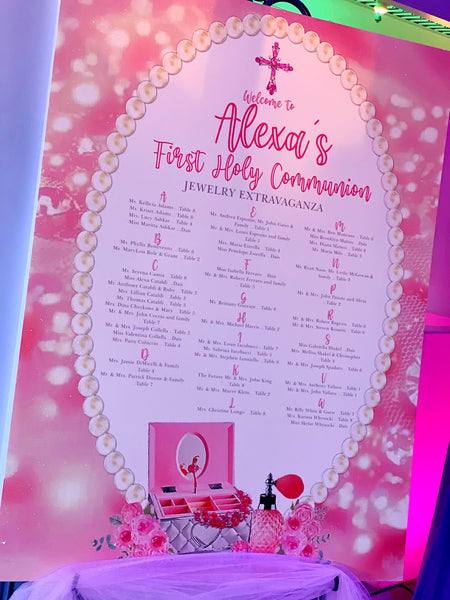Pretty in Pearls Seating Chart