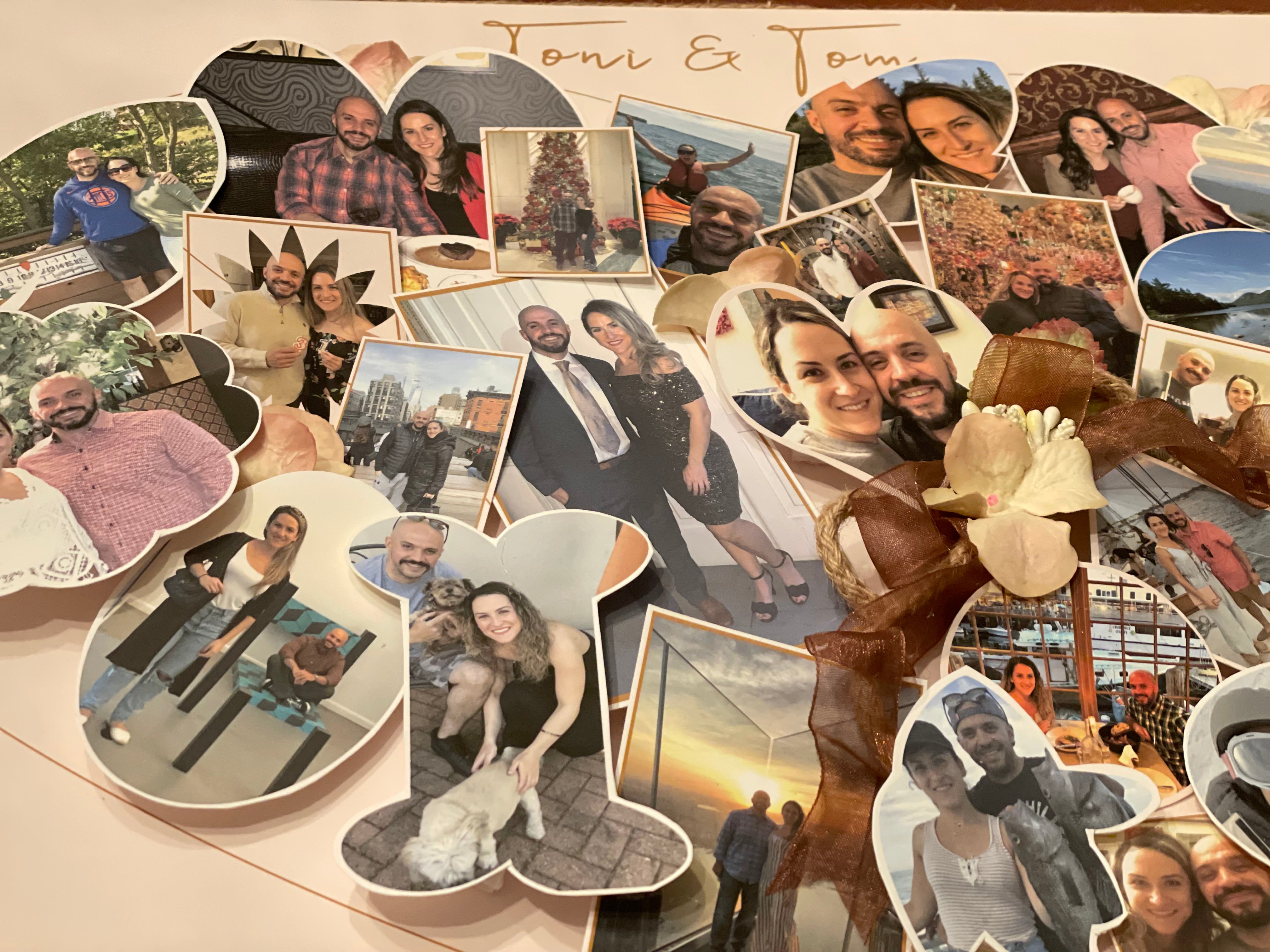 Handmade Custom 3D Heart Photo Collage