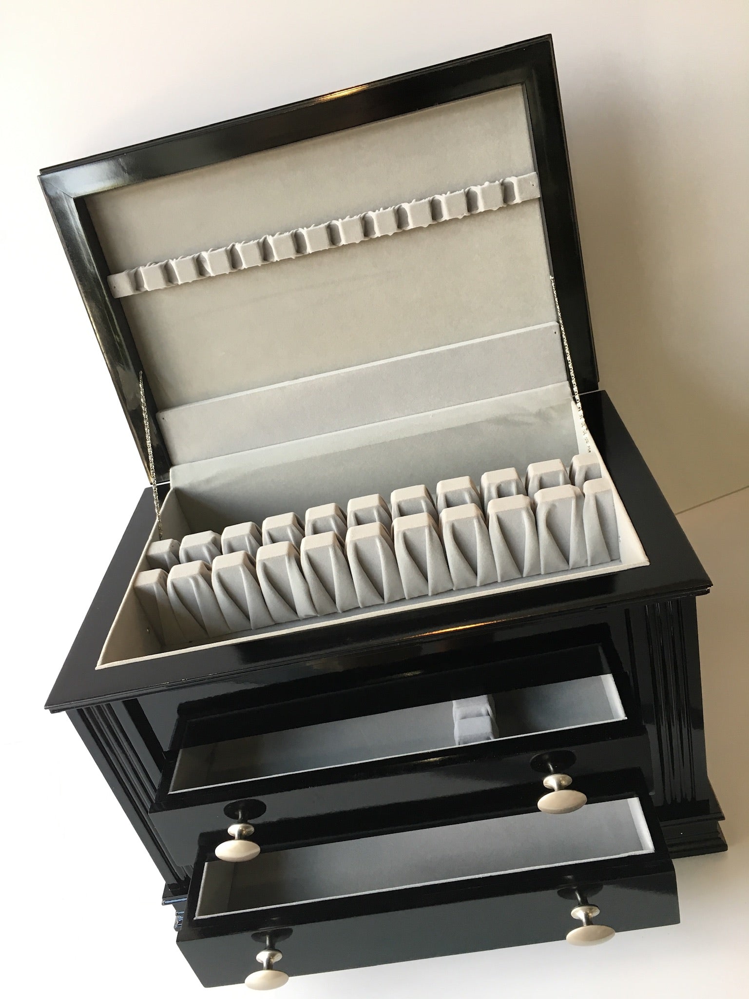 Custom Monogram Flatware Chest