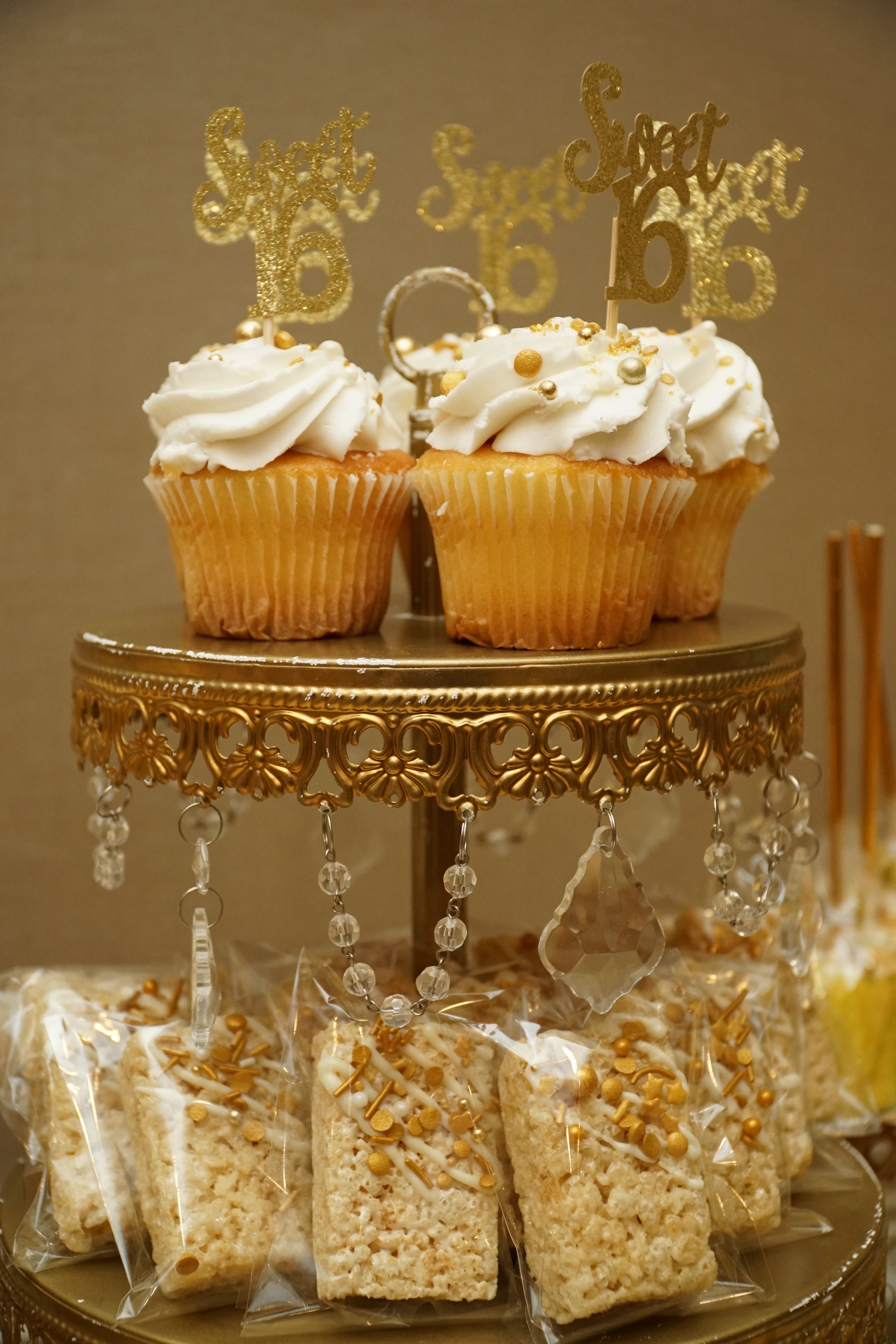 Three Tier Chandelier Dessert Stand Rental
