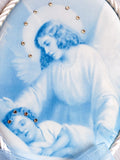 Keepsake Porcelain Plaque - Touched By An Angel Blue Capezzale