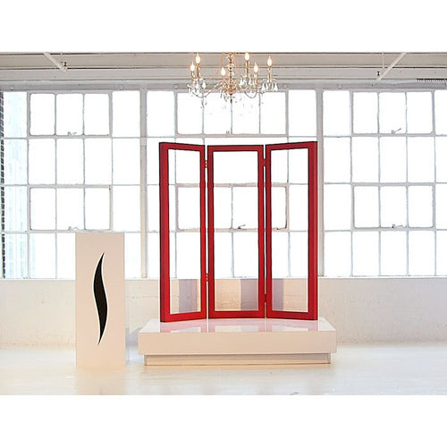 White Laminate Platform Rental