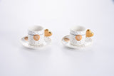 Pampa Bay Gift Collection 2 Espresso Cups & Saucers - 25% OFF