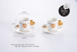 Gift Collection 2 Espresso Cups & Saucers