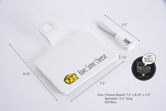 Gift Collection Cheese Board with Spreader
