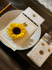 Shining Sunflower Menus