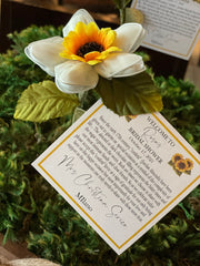 Confetti Flowers with Escort Card