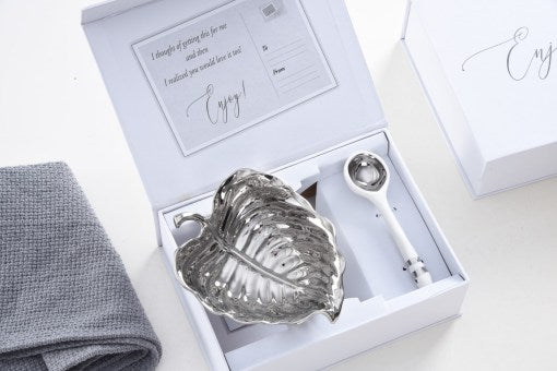 Get Gifty-Enjoy Silver Leaf Set