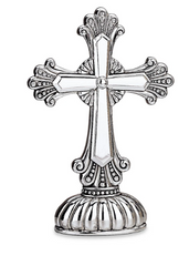 Reed & Barton Abbey Silverplate Standing Cross - 25% OFF