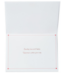 Rainbow Hearts Valentine's Day Greeting Card