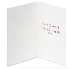 Worth It Valentine's Day Greeting Card