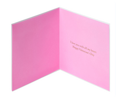 Gemmed Heart Valentine's Day Greeting Card