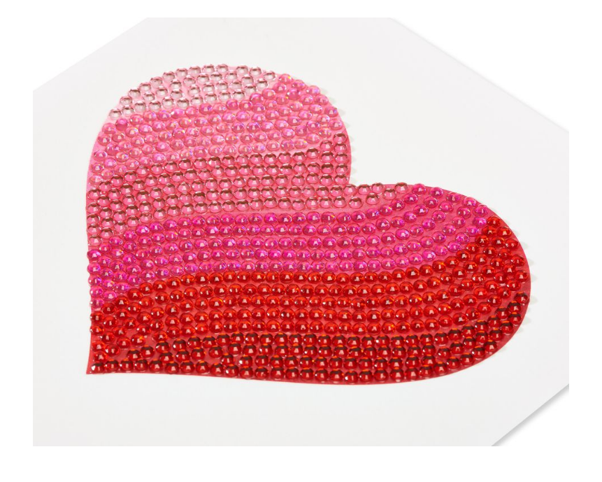 Gemmed Heart Valentine's Day Greeting Card