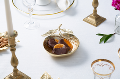 Gold Leaf Dish - 8.25"L