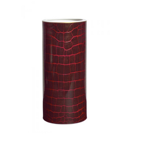 Alligator Ruby Tall Vase