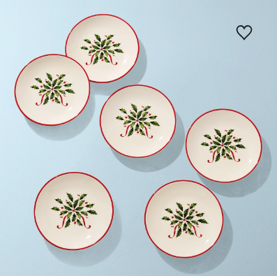 Holiday 6-Piece Party Plate Set (LAST IN STOCK)