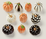 Mini Pumpkin 10-Piece Ornament & Tree Set