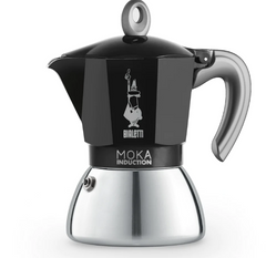 New Moka Induction Black 6 Cups