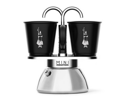 Set Mini Induction 2 Cups + 2 Bicchierini Black