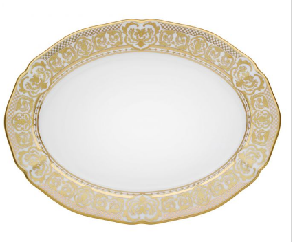 Carlsbad Queen White Oval Platter