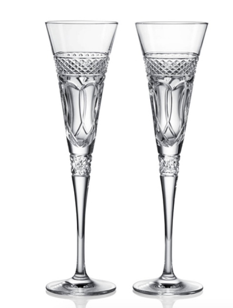 Champagne Flute Tumbler / Rose Gold and Diamond White Stainless Steel - The  White Invite
