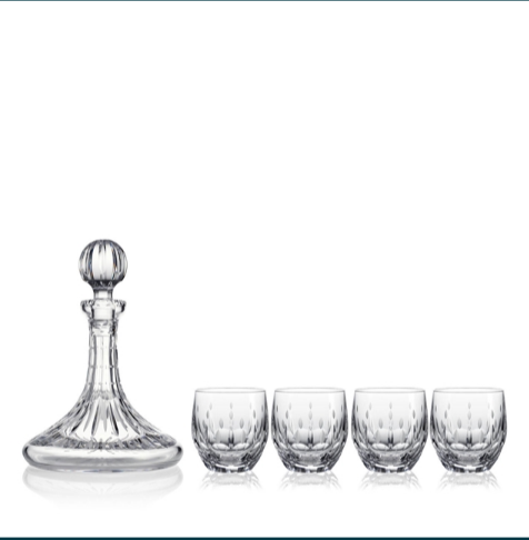 DECANTER & TUMBLER SET/4