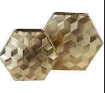 Hexagon shaped Vase