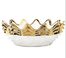 Scalloped Two Tone Bowl