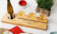 Perfectly Personalized Wine Serving Tray
