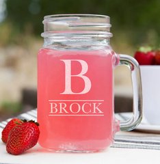 Perfectly Personalized Mason Jar Mugs