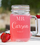 Perfectly Personalized Mason Jar Mugs