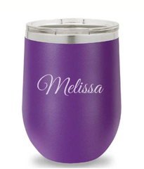 Perfectly Personalized 12 oz. Insulated Wine Tumbler