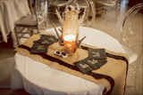 Antlers and Alcohol Candle Centerpiece Rental
