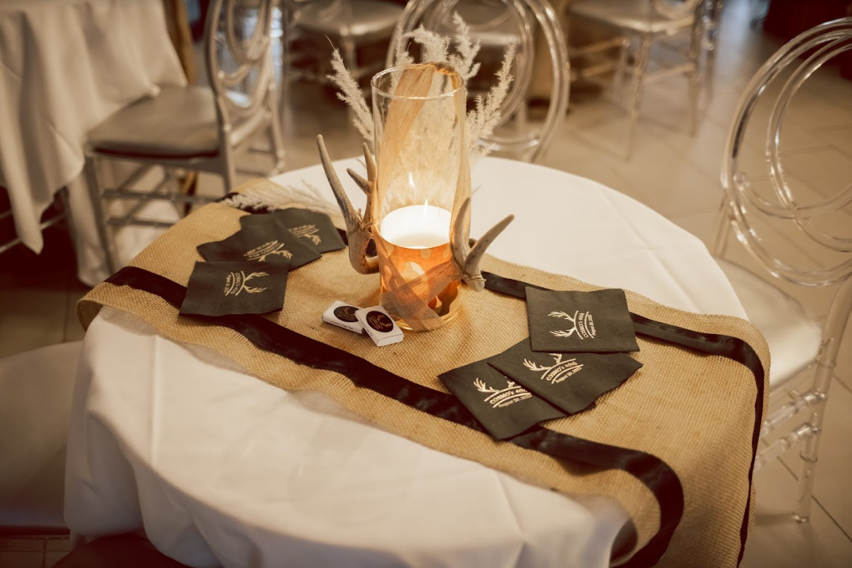 Antlers and Alcohol 100 Personalized Themed Cocktail Napkins
