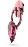 Mobile ring Drop cut, Pink