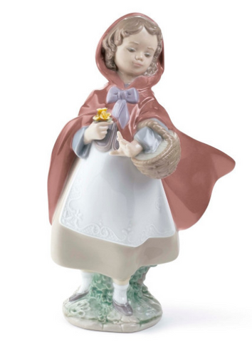 LITTLE RED RIDING HOOD FIGURINE LLADRÓ PORCELAIN (LAST IN STOCK)