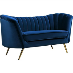 Blue Lauren Loveseat Rental