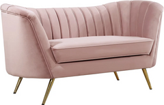 Pink Blush  Lauren Loveseat Rental