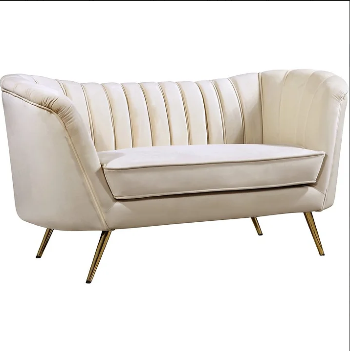 White Lauren Loveseat Rental