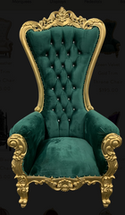 Enchanted Garden Velvet Throne Rental