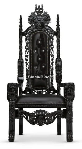 Black/Black King Chair Rental