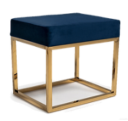 Yemi Black Ottoman Rental