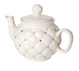 Debora Carlucci Tea Pot W Rhinestone Decor
