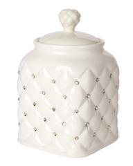 Debora Carlucci Cannister W Rhinestone Decor